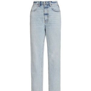 Alexander Wang High Waisted Strip Blue Jeans